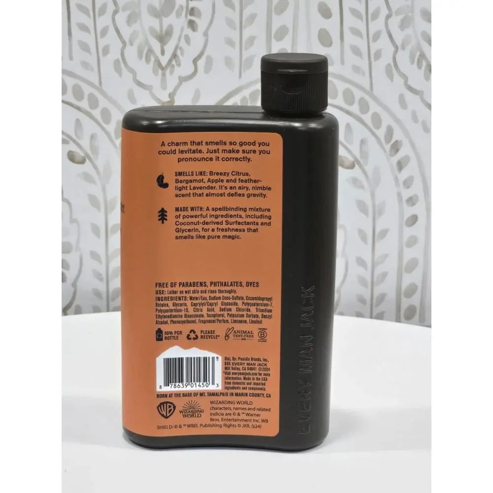Every Man Jack Harry Potter Charms Wingardium Leviosa Body Wash 13.5oz